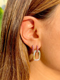 Bridgette Versatil Colorful Link Earring in 18k Gold