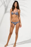 Contour Printed Bikini Set
