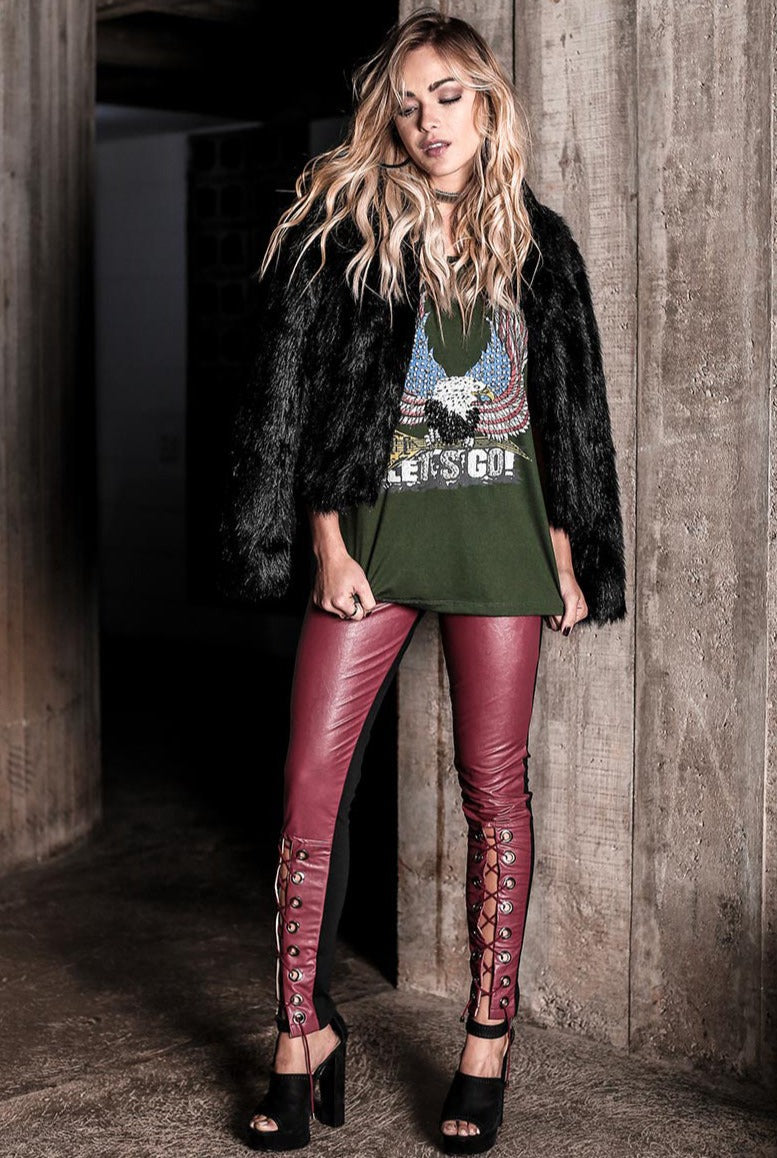 Crossed Leg Pants