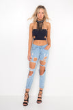 Fringe Cropped Top