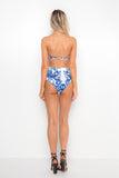 Greek Porcelain Bandeau Bikini Top