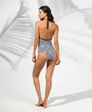 High Neckline One-Piece Swimsuit