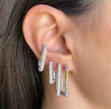 Link Diamond Earrings