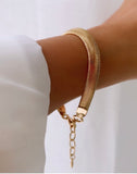 Snake Viper Bracelet in 18k Gold Plated