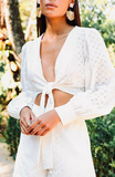 White Lace Shorts