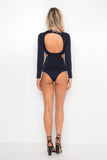Hand Embroider Pearl Bodysuit