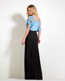 Pleated Long Skirt