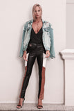 Rebecca Faux Leather Pants