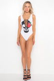 Rose Skull Bodysuit