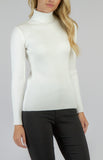 Fitted Ribbed Turtleneck Top