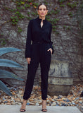 Luxury Style Loungewear 2 Piece Set in Black
