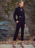 Luxury Style Loungewear 2 Piece Set in Black
