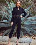 Luxury Style Loungewear 2 Piece Set in Black