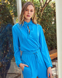 Luxury Style Loungewear 2 Piece Set in Blue